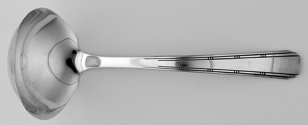 Tower (Silverplate, 1932) Solid Gravy Ladle by International Silver-1