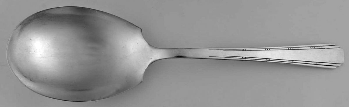 Tower (Silverplate, 1932) Solid Smooth Casserole Spoon by International Silver-1
