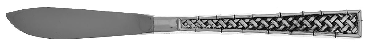 Tradewinds (Sterling, 1975) Modern Hollow Butter Spreader (Stainless) by International Silver-1