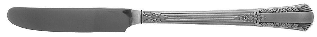 Treasure (Silverplate, 1940) Pinch Handle New French Grille Knife by International Silver-1