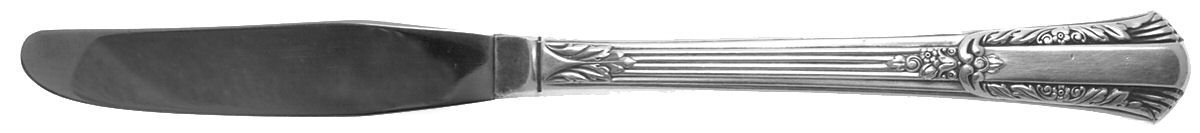 Treasure (Silverplate, 1940) Pinch Handle Modern Hollow Grille Knife by International Silver-1