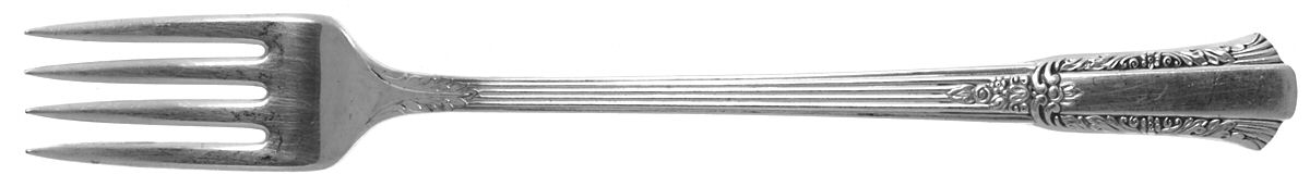 Treasure (Silverplate, 1940) Grille Fork (Viande) by International Silver-1