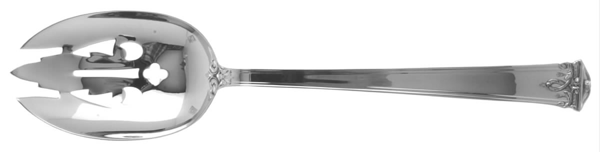 Trianon (Sterling, 1921, No Monograms) Pierced Tablespoon (Serving Spoon) by International Silver-1