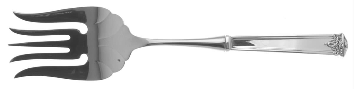 Trianon (Sterling, 1921, No Monograms) Stainless-Tine Utility Serving Fork by International Silver-1