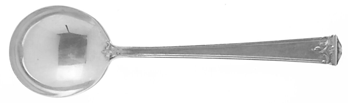 Trianon (Sterling, 1921, No Monograms) Round Bowl Soup Spoon (Bouillon) by International Silver-1