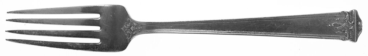 Trianon (Sterling, 1921, No Monograms) Solid Youth Tea Fork by International Silver-1