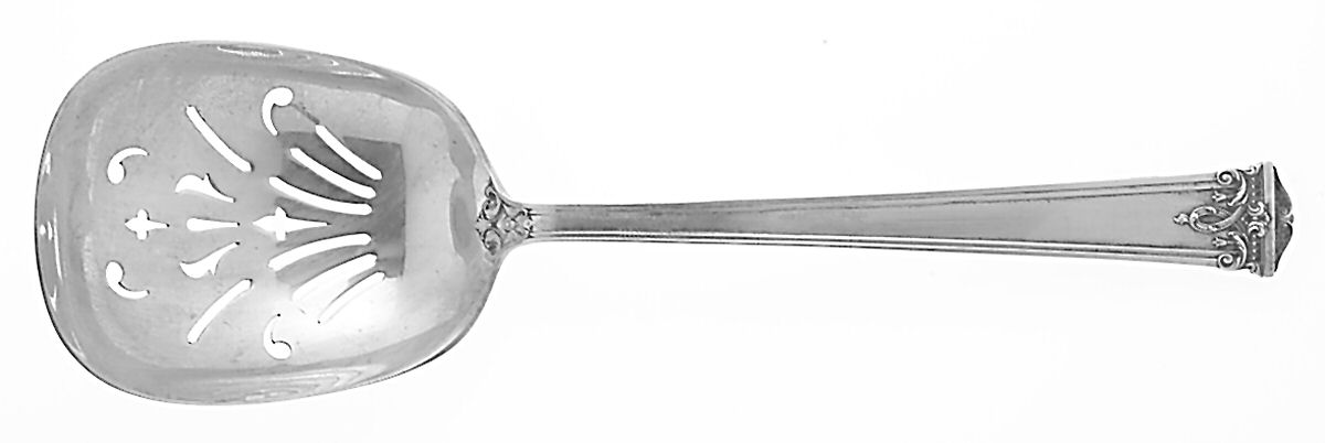 Trianon (Sterling, 1921, No Monograms) Ice/Nut/Pea Serving Spoon by International Silver-1