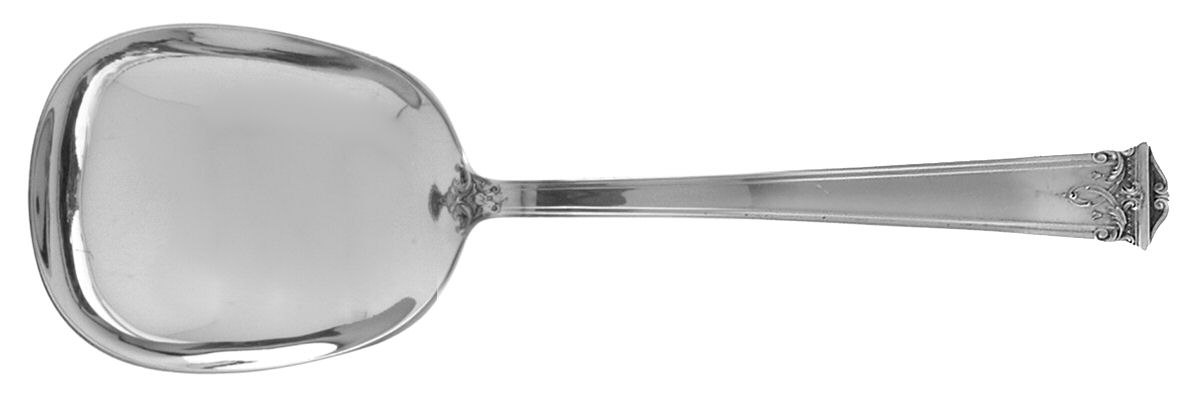 Trianon (Sterling, 1921, No Monograms) Small Solid Berry/Casserole Spoon by International Silver-1