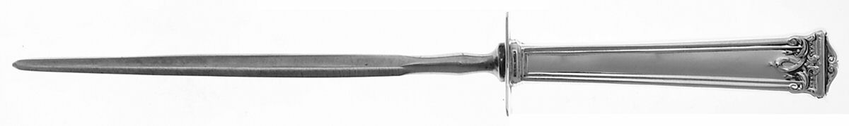 Trianon (Sterling, 1921, No Monograms) Small Knife Sharpener W/Sterling Guard by International Silver-1