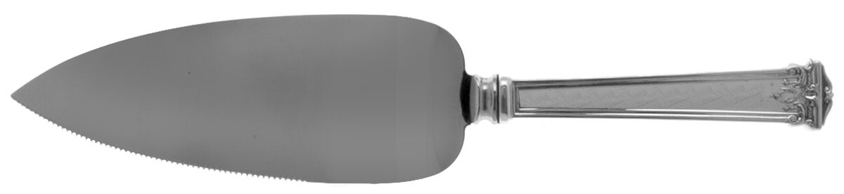 Trianon (Sterling, 1921, No Monograms) Pie & Cake Server with Stainless Blade by International Silver-1