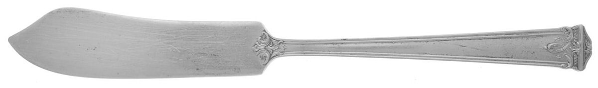 Trianon (Sterling, 1921, No Monograms) Flat Handle Master Butter Knife by International Silver-1