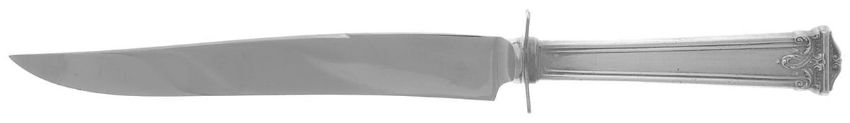 Trianon (Sterling, 1921, No Monograms) Small Carving Knife W/Sterling Guard by International Silver-1