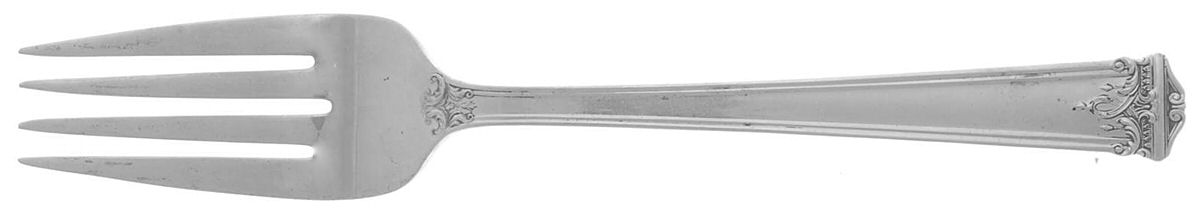Trianon (Sterling, 1921, No Monograms) Individual Salad Fork by International Silver-1
