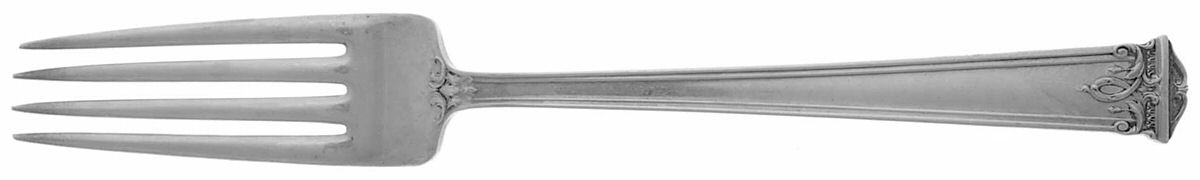 Trianon (Sterling, 1921, No Monograms) Fork by International Silver-1