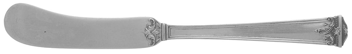 Trianon (Sterling, 1921, No Monograms) Flat Handle Butter Spreader by International Silver-1