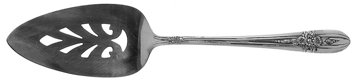 Triumph (Silverplate, 1941) Solid Pierced Pie Server by International Silver-1