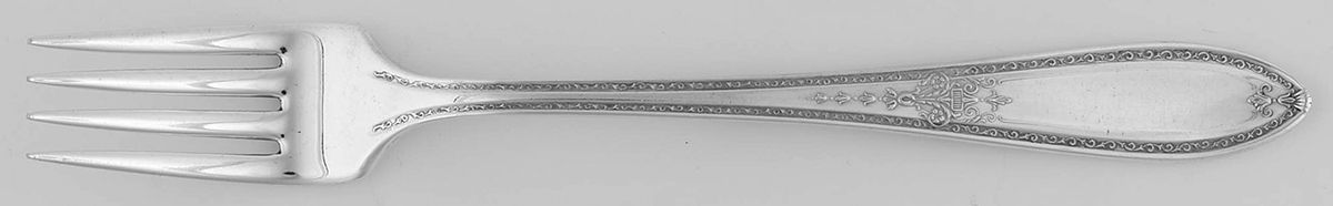 Triumph (Silverplate, 1925, NO MONOGRAMS) Grille Fork (Viande) by International Silver-1