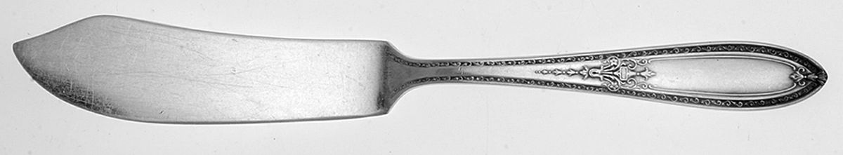 Triumph (Silverplate, 1925, NO MONOGRAMS) Flat Handle Master Butter Knife by International Silver-1