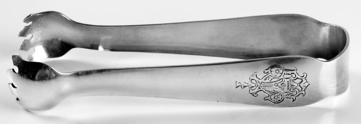 Triumph (Silverplate, 1925, NO MONOGRAMS) Small Ice Serving Tongs by International Silver-1