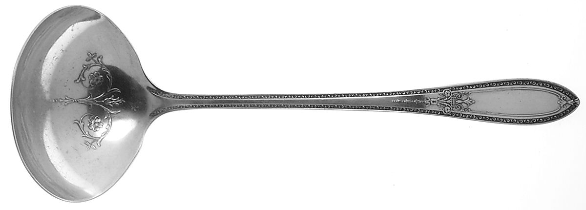 Triumph (Silverplate, 1925, NO MONOGRAMS) Solid Soup Ladle by International Silver-1