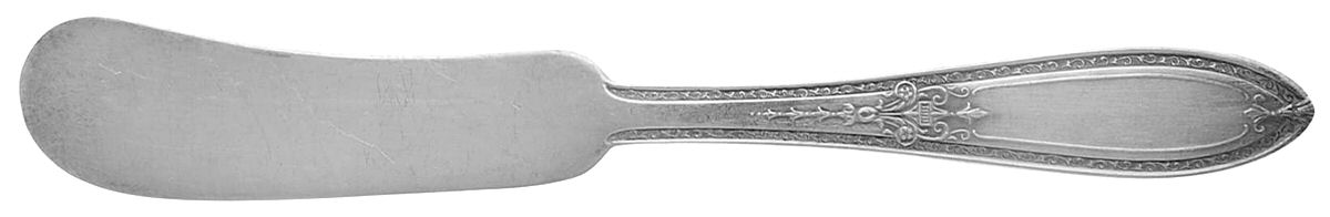 Triumph (Silverplate, 1925, NO MONOGRAMS) Flat Handle Butter Spreader by International Silver-1