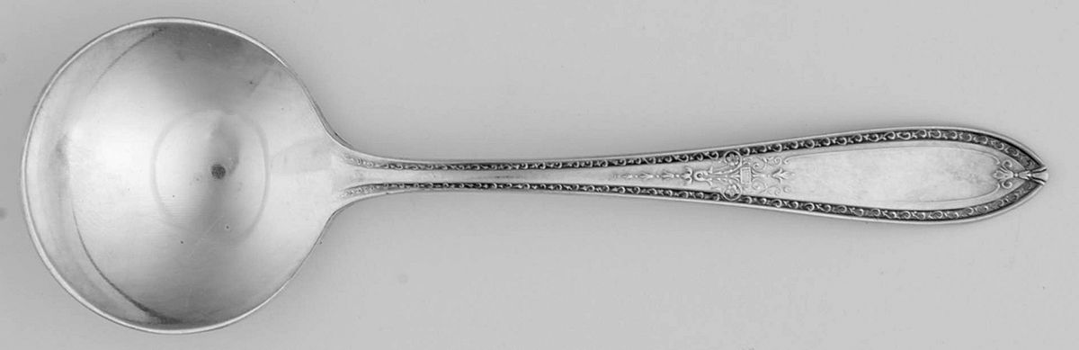 Triumph (Silverplate, 1925, NO MONOGRAMS) Round Bowl Soup Spoon (Bouillon) by International Silver-1