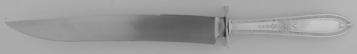 Triumph (Silverplate, 1925, NO MONOGRAMS) Large Stainless Blade Roast Carving Knife by International Silver-1