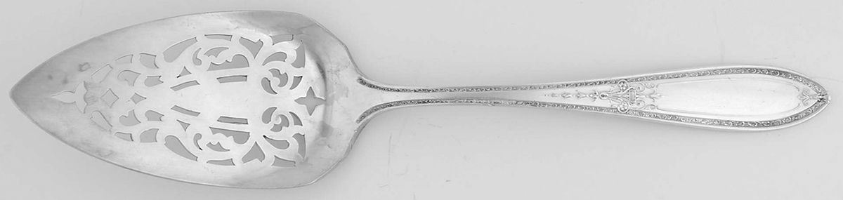 Triumph (Silverplate, 1925, NO MONOGRAMS) Solid Pierced Pie Server by International Silver-1
