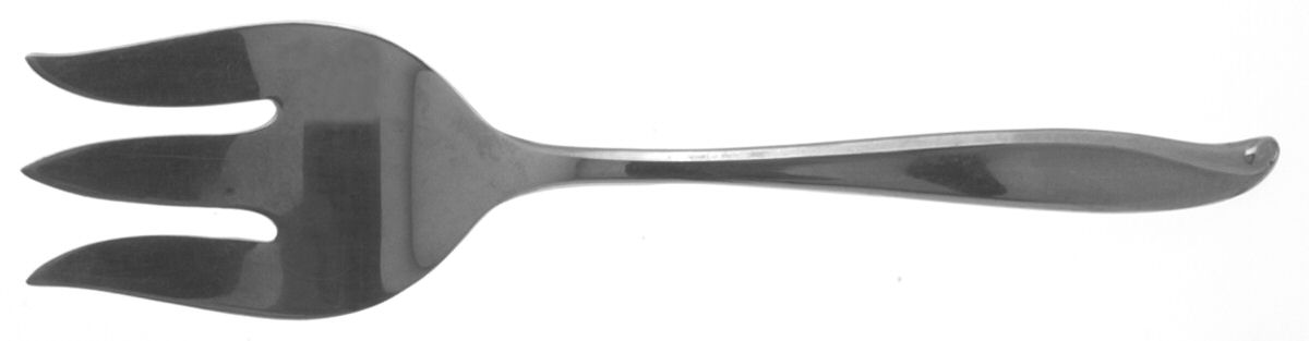 Tradewinds-Jamaica (Stainless) Medium Solid Cold Meat Serving Fork by International Silver-1