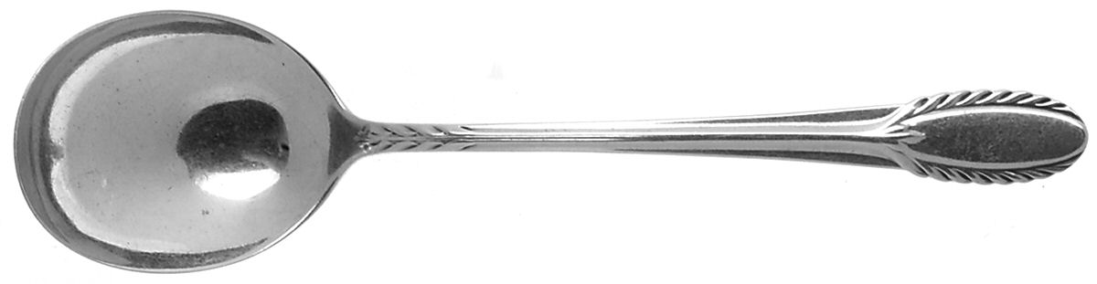 Trousseau (Sterling, 1934) Round Bowl Soup Spoon (Cream Soup) by International Silver-1