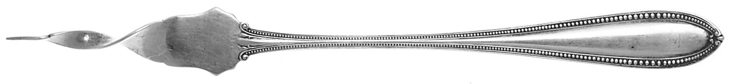 Trumbull (Sterling, 1908) One Tine Butter Pick by International Silver-1