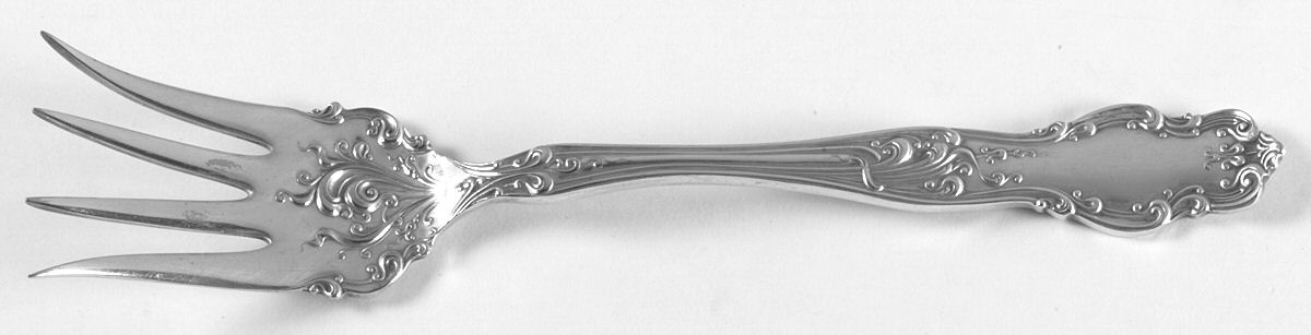 Tudor (Silverplate, 1904) Small Chipped Beef Fork by International Silver-1