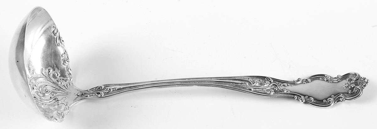 Tudor (Silverplate, 1904) Solid Soup Ladle by International Silver-1