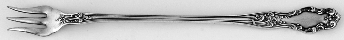 Tudor (Silverplate, 1904) Cocktail/Seafood Fork by International Silver-1