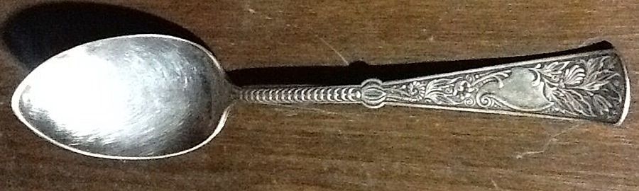 Tufts No1 (Silverplate, 1885) Tablespoon (Serving Spoon) by International Silver-1