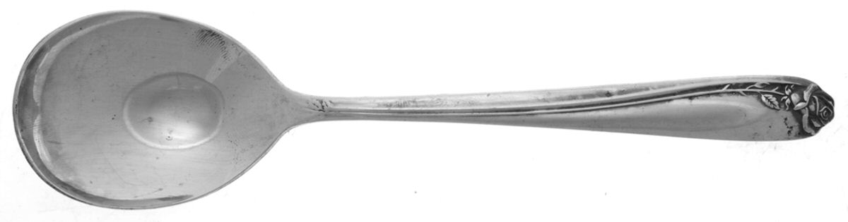 Tupperware Rose (Silverplate, 1955) Sugar Spoon by International Silver-1
