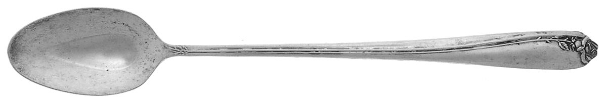 Tupperware Rose (Silverplate, 1955) Iced Tea Spoon by International Silver-1