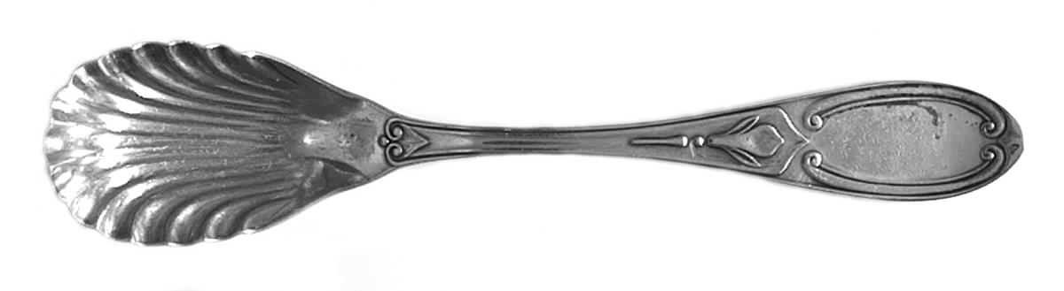 Tuscan (Silverplate, 1852) Sugar Shell Spoon by International Silver-1