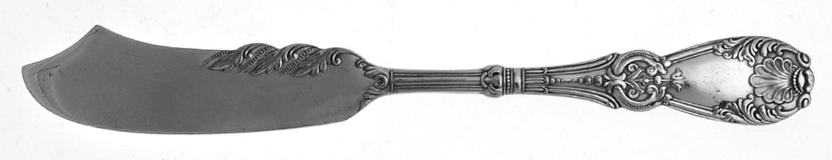 Tuxedo (Silverplate, 1890) Flat Handle Butter Spreader by International Silver-1