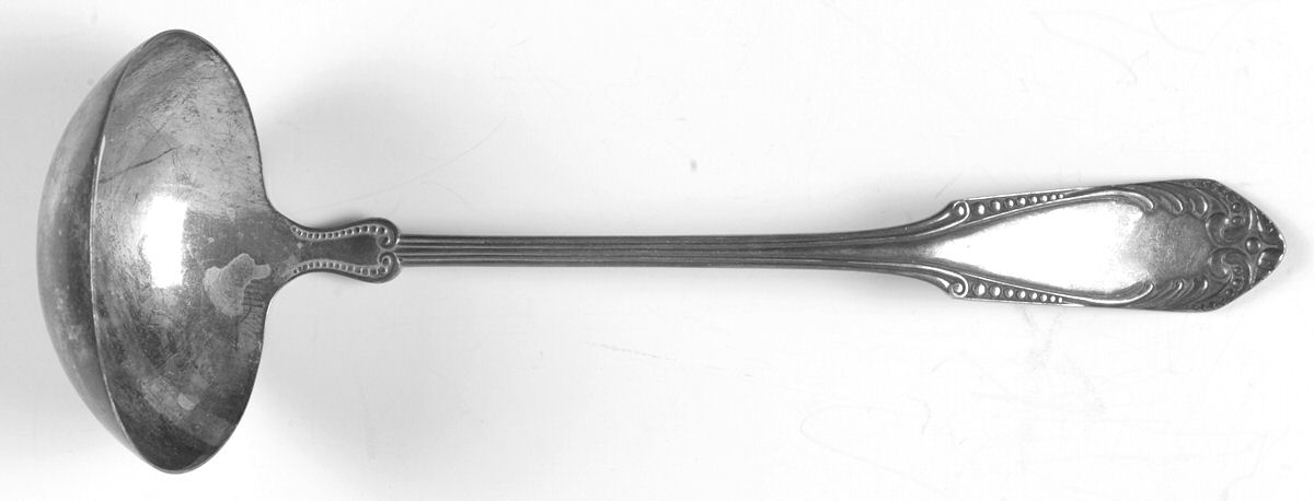 Unique (Silverplate, 1897) Oyster Ladle Solid Piece by International Silver-1
