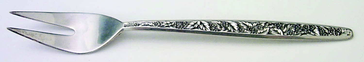 Valencia (Sterling, 1965) Short Handle Pickle/Olive Fork by International Silver-1