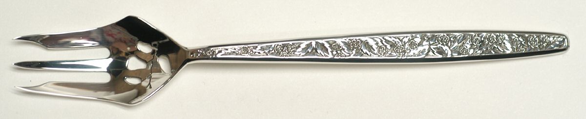 Valencia (Sterling, 1965) Pickle Fork Pierced with Short Handle HC by International Silver-1