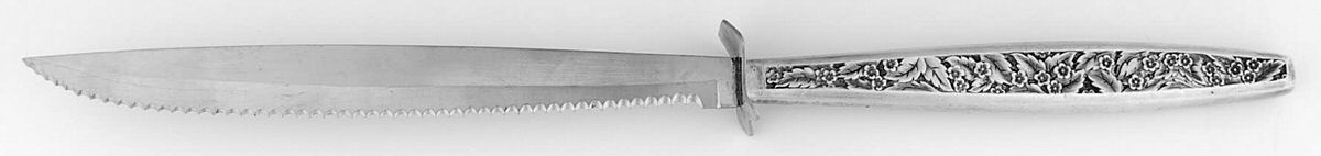 Valencia (Sterling, 1965) Small Carving Knife W/Sterling Guard by International Silver-1
