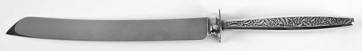 Valencia (Sterling, 1965) Cake Slicer with Stainless Blade by International Silver-1