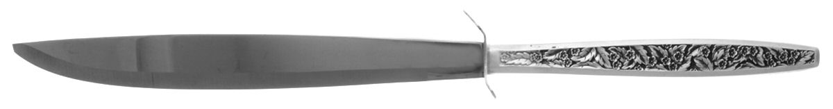 Valencia (Sterling, 1965) Large Carving/Roast Knife StnlBl w/Sterling Guard by International Silver-1