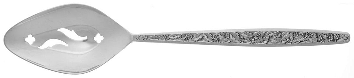 Valencia (Sterling, 1965) Pierced Tablespoon (Serving Spoon) by International Silver-1