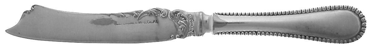 Venice (Silverplate, 1881) Flat Handle Butter Spreader by International Silver-1