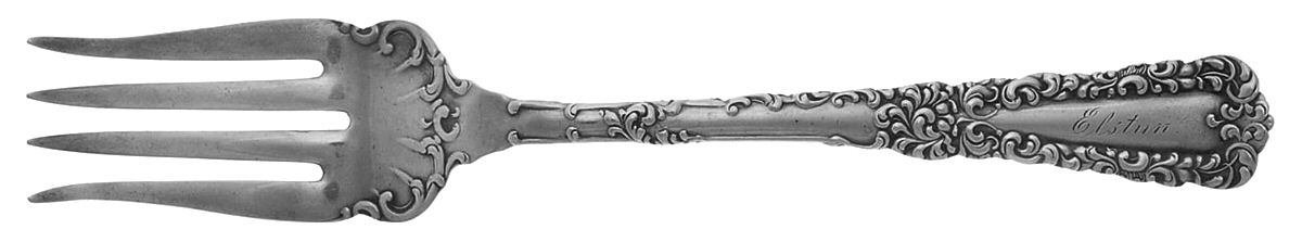 Venus (Sterling, 1901) Monogrammed Small Chipped Beef Fork by International Silver-1