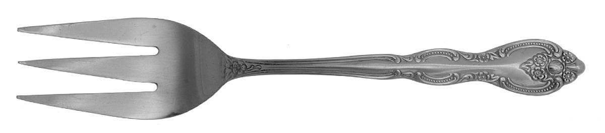 Verona (Stainless) Large Solid Cold Meat Serving Fork by International Silver-1