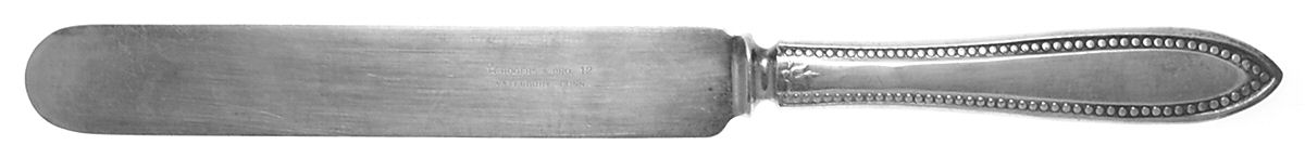 Vesta (Silverplate, 1895) Blunt Solid Knife by International Silver-1